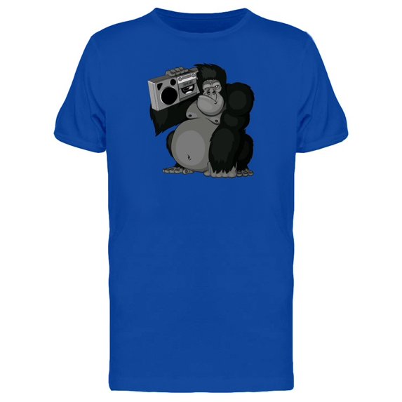 Gorilla With Boombox Tee Men's -Image by Shutterstock