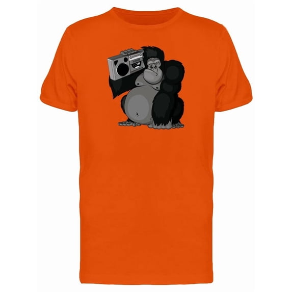 Gorilla With Boombox Tee Men's -Image by Shutterstock