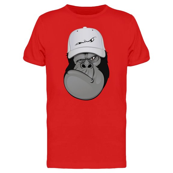 Gorilla With Cool Cap T-Shirt Men -Image by Shutterstock, Male XX-Large