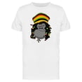 thumbnail image 1 of Gorilla With Dreadlocks T-Shirt Men -Image by Shutterstock, Male 4X-Large, 1 of 2
