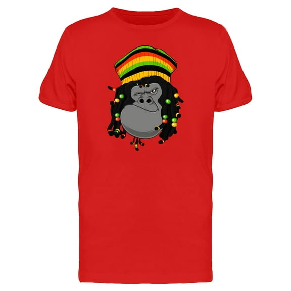 Gorilla With Dreadlocks T-Shirt Men -Image by Shutterstock, Male Medium