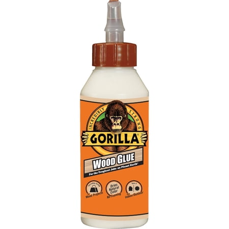 Gorilla Wood Glue, 8 Ounce Bottle, (3 Pack)