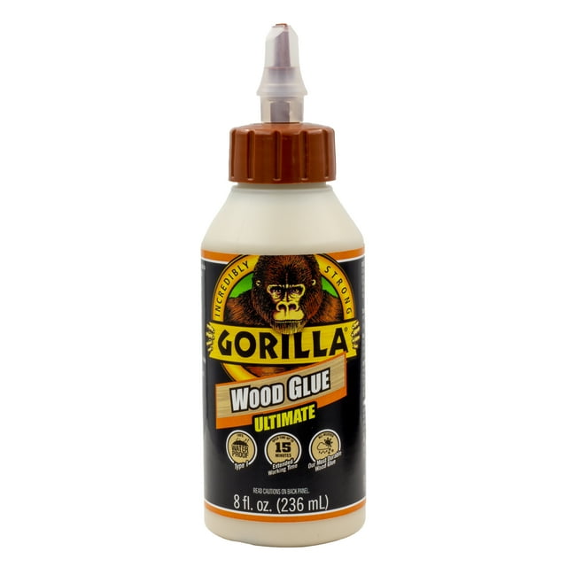 Gorilla Wood Glue Ultimate 8 ounce bottle
