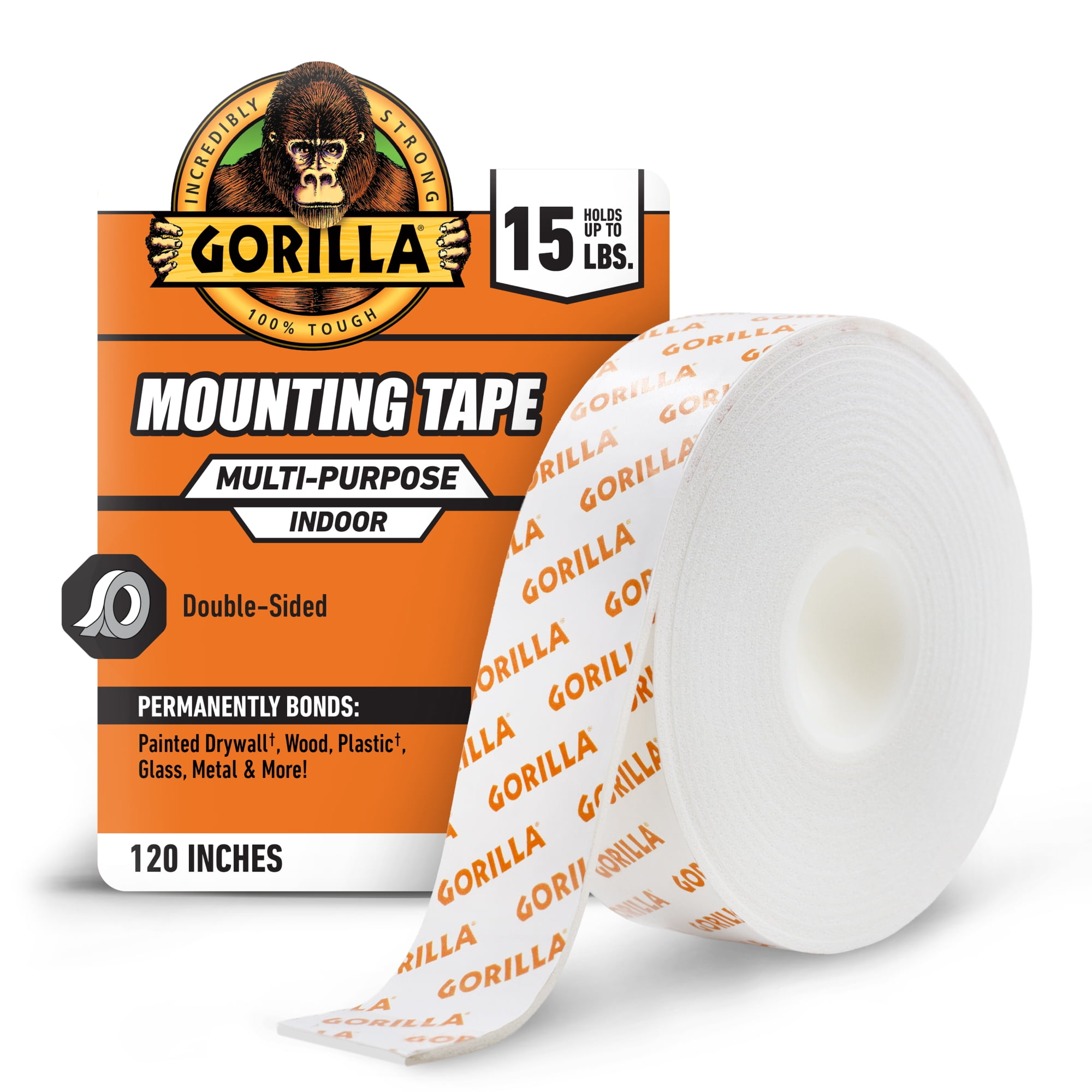 Gorilla XL White Foam Mounting Tape