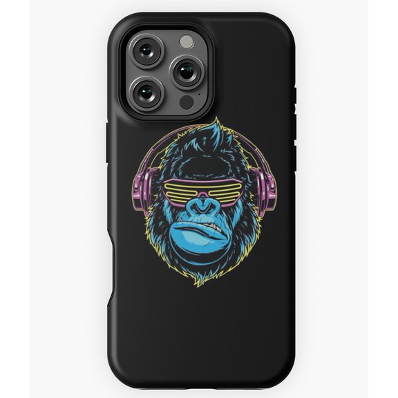 Gorilla Zoo Animal Primate Lover Phone Case for iPhone 16 15 14 13 12 11 Pro Max