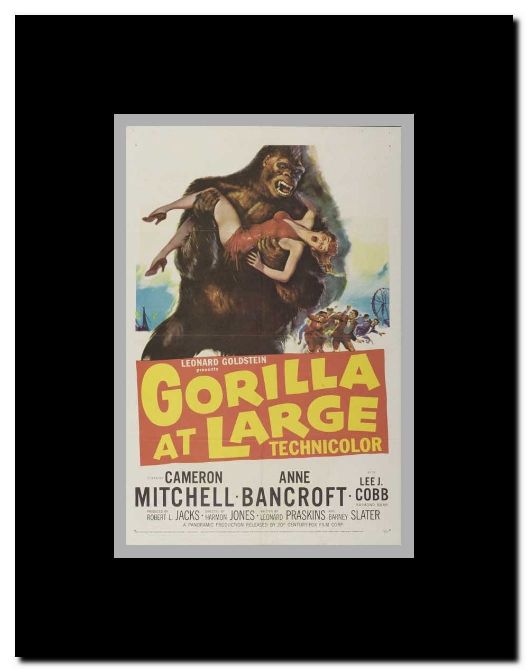 Gorilla at Large Framed Movie Poster