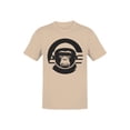 thumbnail image 1 of Gorilla in Space Helmet Graphic Men's Natural T-Shirt, 1 of 3