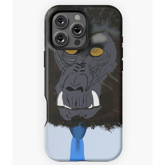 Gorilla in a Tie Funny Animal Art Phone Case for iPhone 16 15 14 13 12 11 Pro Max