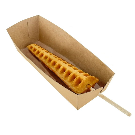 GorillaRock AC_LB-7B Paper Bowls | Disposal Bowls for Stick Waffles, Corn Dogs, etc. | 800 Pcs | Big