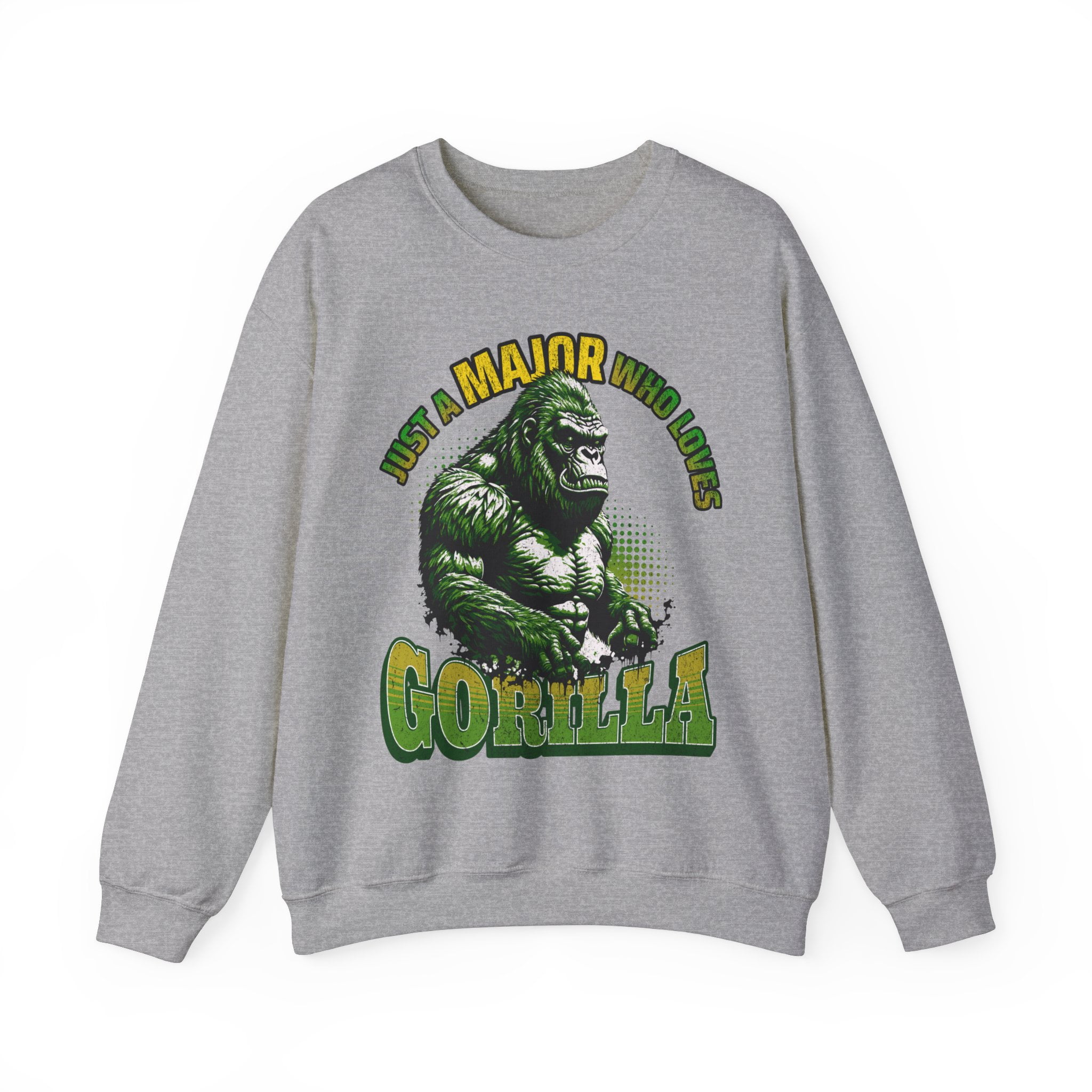 Gorillas Lover Unisex Sweatshirt, Just A Major Who Loves Gorilla ...