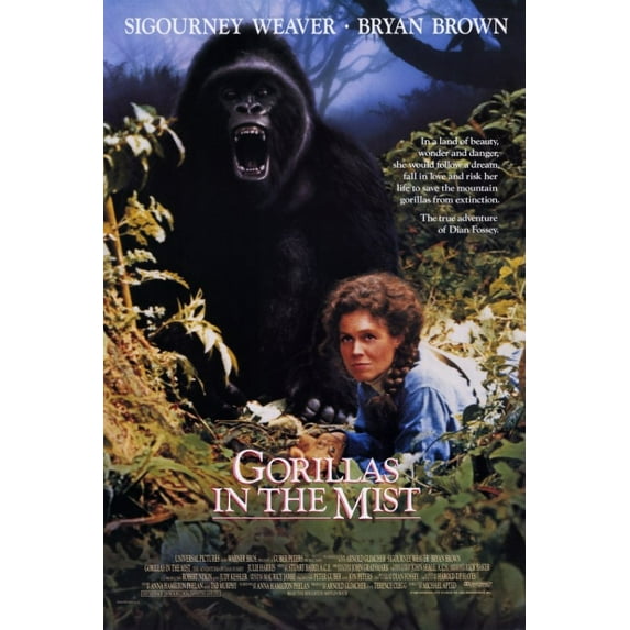 Gorillas in the Mist Movie Poster (11 x 17)