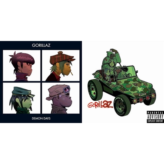 Gorillaz - 2 LP Collection - Demon Days / Gorillaz - Vinyl Set (explicit_lyrics)