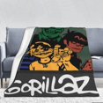 thumbnail image 1 of Gorillaz Air Conditioning Blanket Lightweight Thermal Bed Quilt Ultra Cozy Throw Blanket Tapestry For Bedding Sofa And Travel 66" X 90", 1 of 7