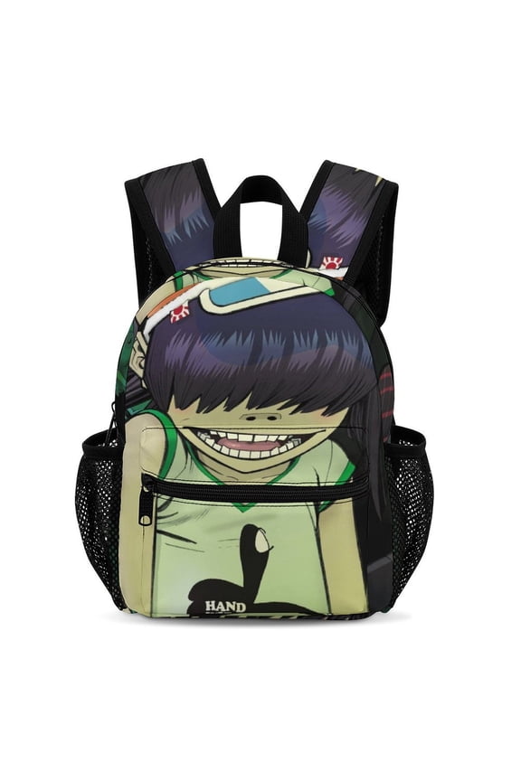 Gorillaz Backpack 13 Inch Bookbag Casual Daypack Travel Backpacks for Work Hiking Camping
