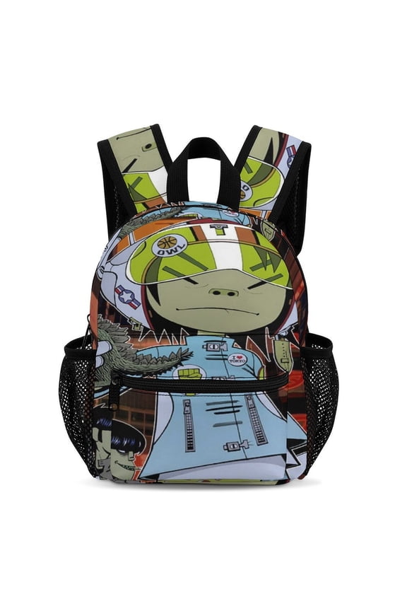 Gorillaz Backpack 13 Inch Bookbag Casual Daypack Travel Backpacks for Work Hiking Camping