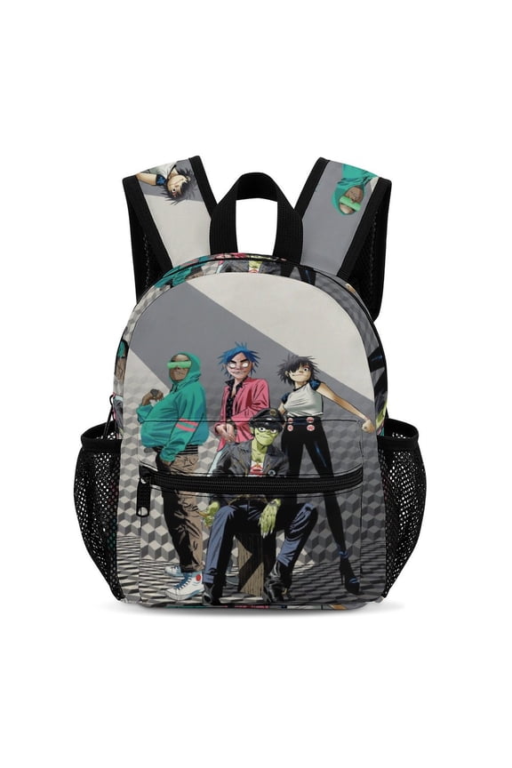 Gorillaz Backpack 13 Inch Bookbag Casual Daypack Travel Backpacks for Work Hiking Camping
