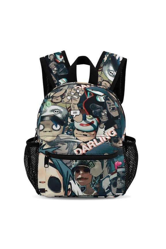 Gorillaz Backpack 13 Inch Bookbag Casual Daypack Travel Backpacks for Work Hiking Camping