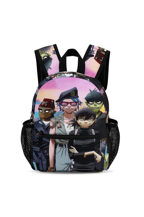 Gorillaz Backpack 13 Inch Bookbag Casual Daypack Travel Backpacks for Work Hiking Camping