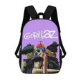 thumbnail image 1 of Gorillaz Backpack Rucksack Book Bag Schoolbag Shoulder Bag Casual Hiking Daypack, 1 of 8