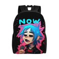 thumbnail image 1 of Gorillaz Backpack Unisex Bookbag Rucksack Printing Shoulder Bag Back To School Bag Travel Hiking Daypack, 1 of 8