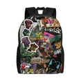 thumbnail image 1 of Gorillaz Backpack Unisex Bookbag Rucksack Printing Shoulder Bag Back To School Bag Travel Hiking Daypack, 1 of 8