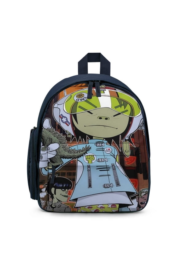 Gorillaz Backpacks Lightweight Bookbags Casual Daypack For Travel Hiking Work