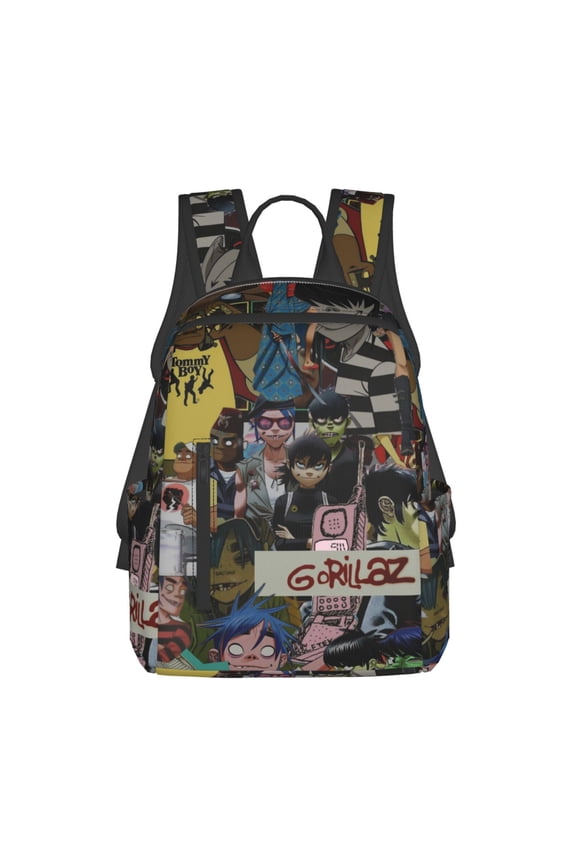Gorillaz Backpacks Travel Laptop Backpack Lightweight Bookbags Casual Daypack