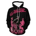 thumbnail image 1 of Gorillaz Casual Pullover Hoodie Unisex Hooded Sweatshirt Novelty 3D Graphic Long Sleeve Sweater with Pocket 2XL, 1 of 8