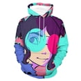 thumbnail image 1 of Gorillaz Casual Pullover Hoodie Unisex Hooded Sweatshirt Novelty 3D Graphic Long Sleeve Sweater with Pocket 3XL, 1 of 8