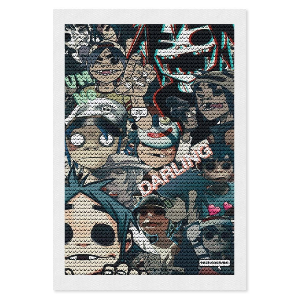 Gorillaz Diamond Art Kits for Adults Diamond Art Gem Art Painting