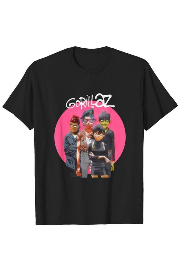 Gorillaz Humanz Group T-Shirt | Official Hot Topic Band Merch | Rock Fan Tee
