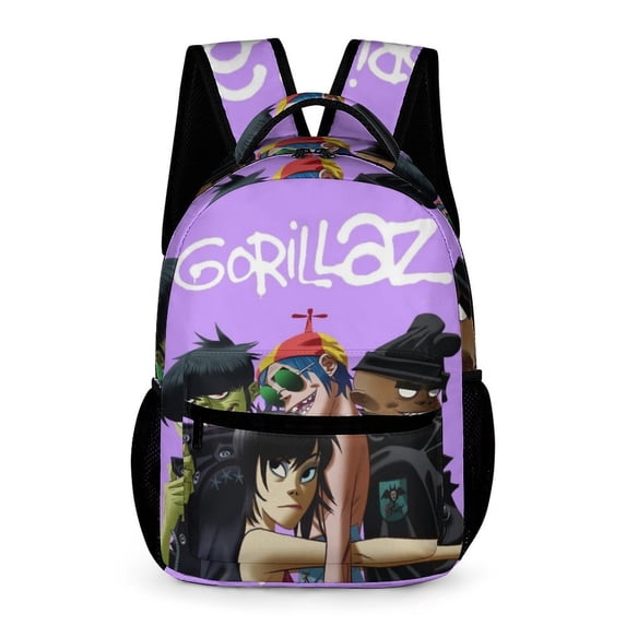 Gorillaz Backpacks Cute School Bag Bookbag Casual Daypack Outdoor Travel Back Pack