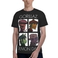 thumbnail image 1 of Gorillaz Men's Short-Sleeve T-Shirt Summer Casual Tee Top Breathable Crewneck T-Shirt Medium, 1 of 7