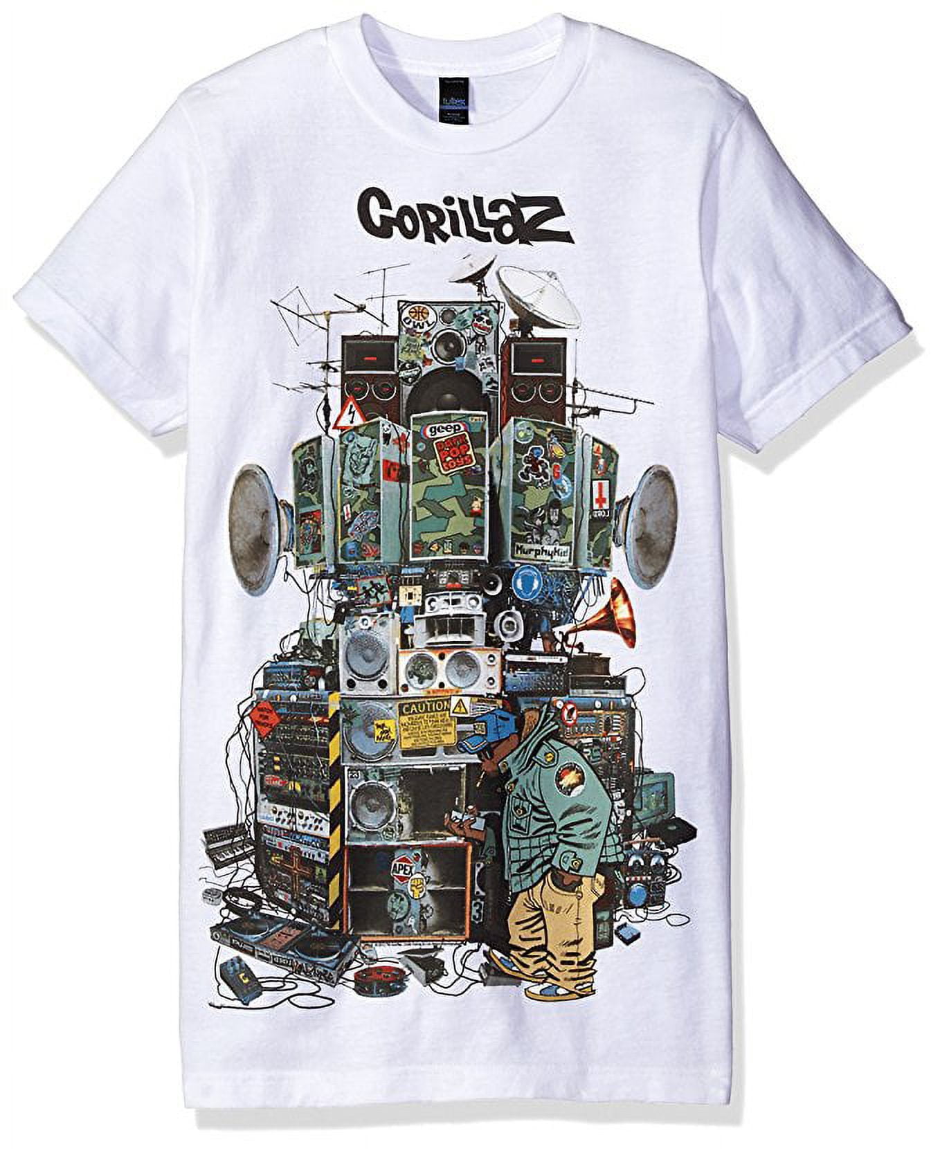 Gorillaz Multi Boomboxes Men's T-Shirt - Walmart.com