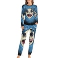thumbnail image 1 of Gorillaz Singer Womens Pajama Set Loungewear Cozy Soft House Wear Sets Long Sleeve Round Neck T Shirt Top Bottom Pants Sleepwear, 1 of 9
