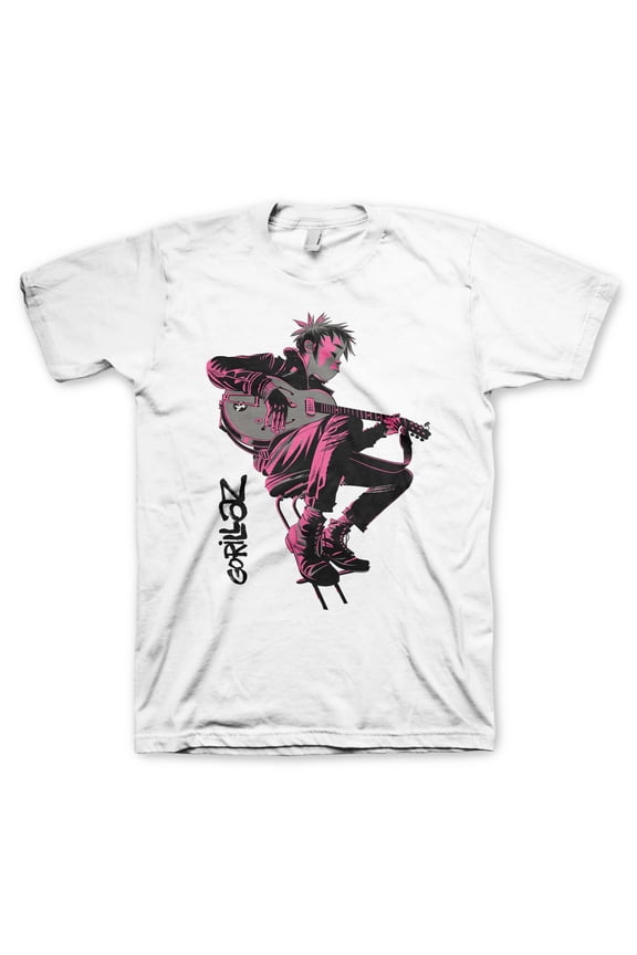 Gorillaz Sitting Pink T-Shirt