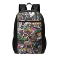 thumbnail image 1 of Gorillaz Sports Backpacks 17 Inch Schoolbag Adults Rucksack Simple Casual Daypack Lightweight Laptop Backpack Computer Bag, 1 of 6