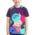 thumbnail image 1 of Gorillaz Youth T-Shirts Graphic Shirts Blouse For Teen Boys Girls Casual Short Sleeve Tee Tops X-Small, 1 of 6