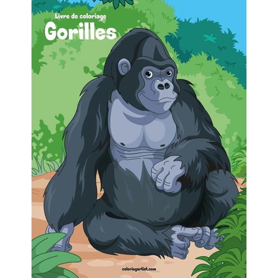 Gorilles Livre de coloriage Gorilles 1, Book 1, (Paperback)