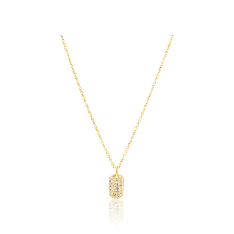 Gorjana griffin dog tag necklace top