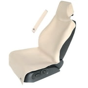 Gorla Gear Beige Premium Universal Fit Waterproof Stain Resistant Tan Car Seat Cover Neoprene Non-Slip Bucket Seat Dog & Kid Auto Protector Save your Leather & 