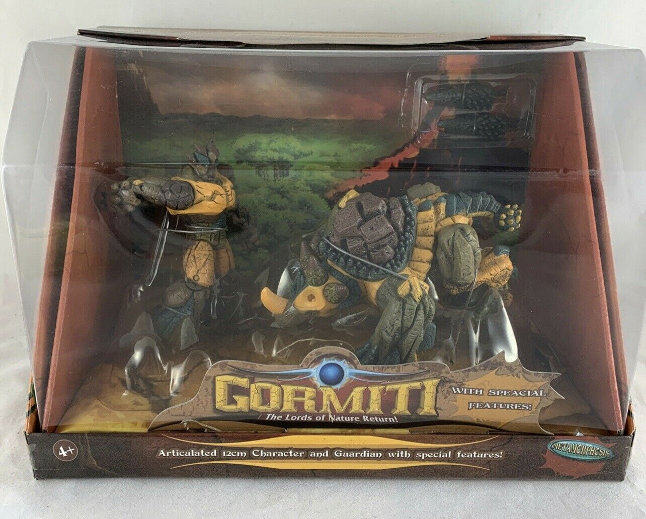 Novo Gormiti O Senhor Da Natureza Retorno 5” Personagem Guardião Raro  Brinquedo