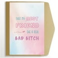 She My Best Friend She A Real Bad B Goroar Funny Friendship Card, Bestie Birthday Card, That My Best Friend