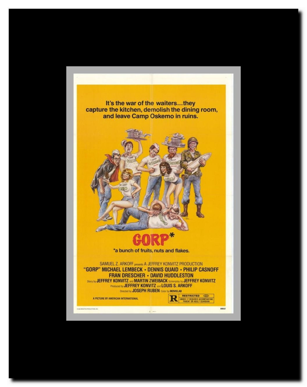 Gorp Framed Movie Poster