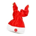 thumbnail image 1 of Gorro De Papá Noel En Movimiento Navideño, Gorro Eléctrico Para Suministros De Fiesta, Amigos, Estilo A, 1 of 8