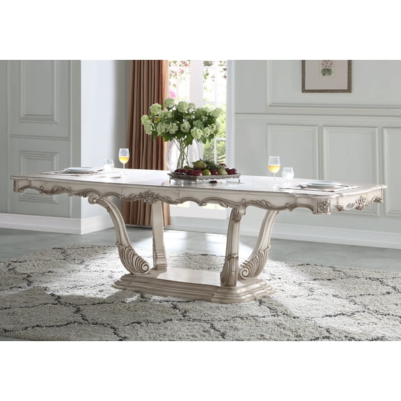 Gorsedd Golden Ivory Finish Dining Table