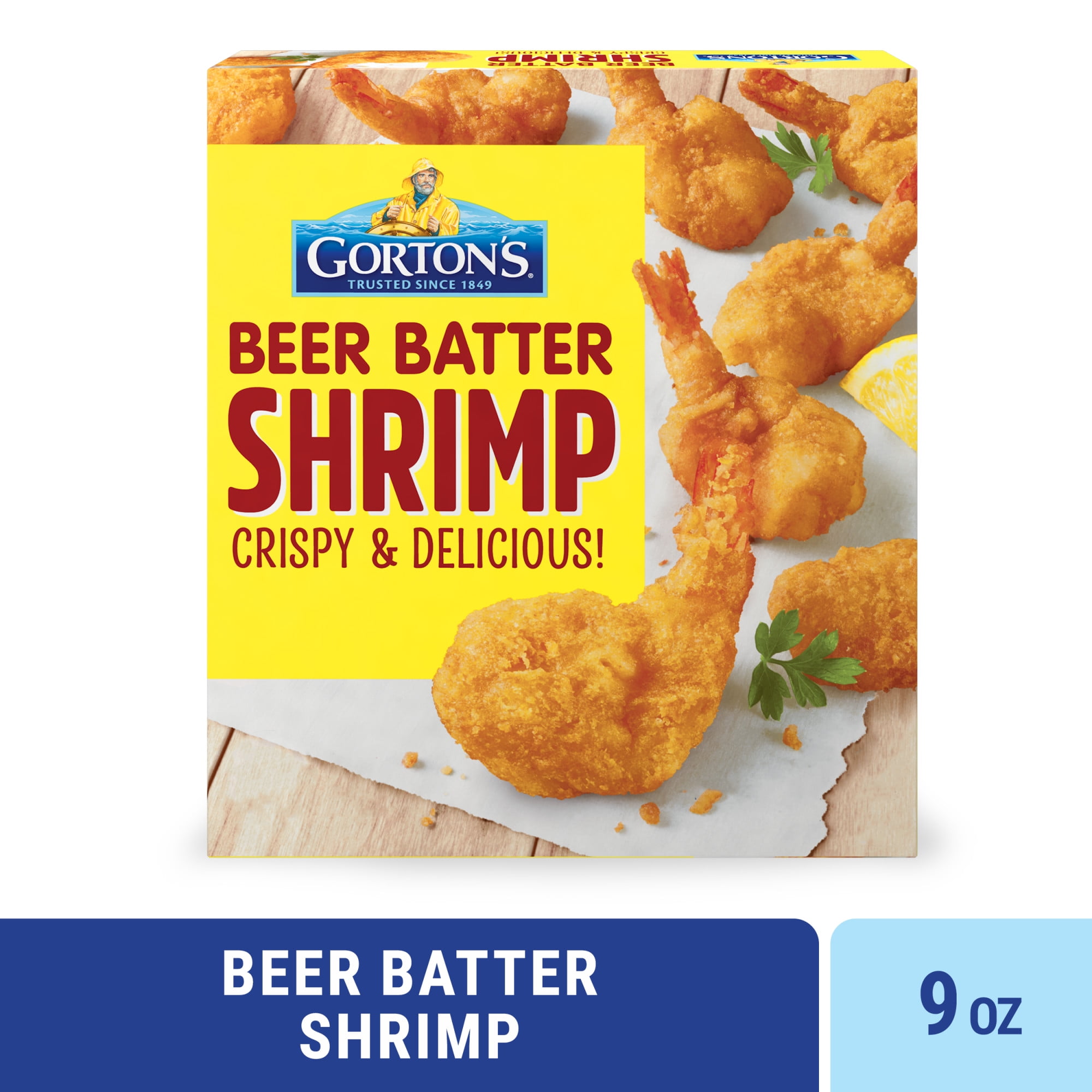 Gorton's Beer Battered Whole Shrimp, Battered Tail-On Shrimp