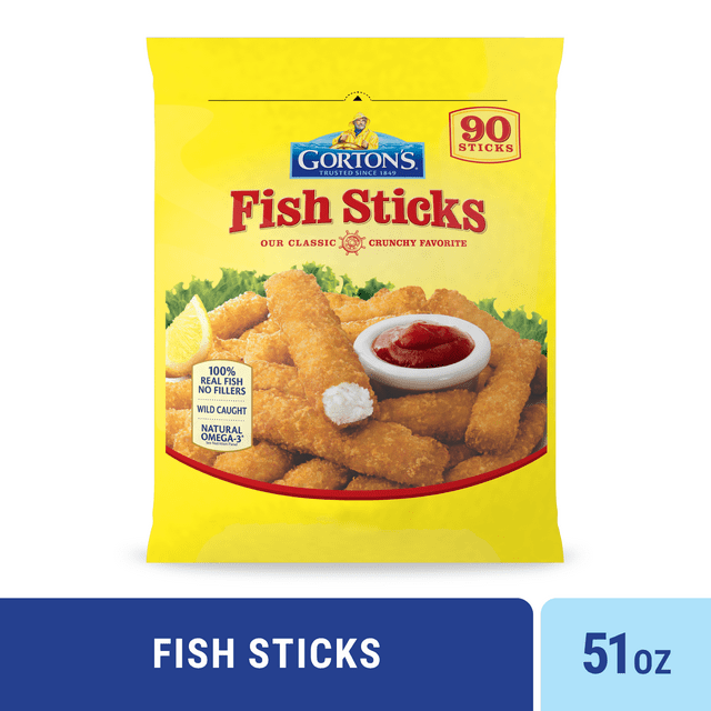 Gorton’s Crunchy Wild Caught Fish Sticks with Crunchy Panko Breadcrumbs