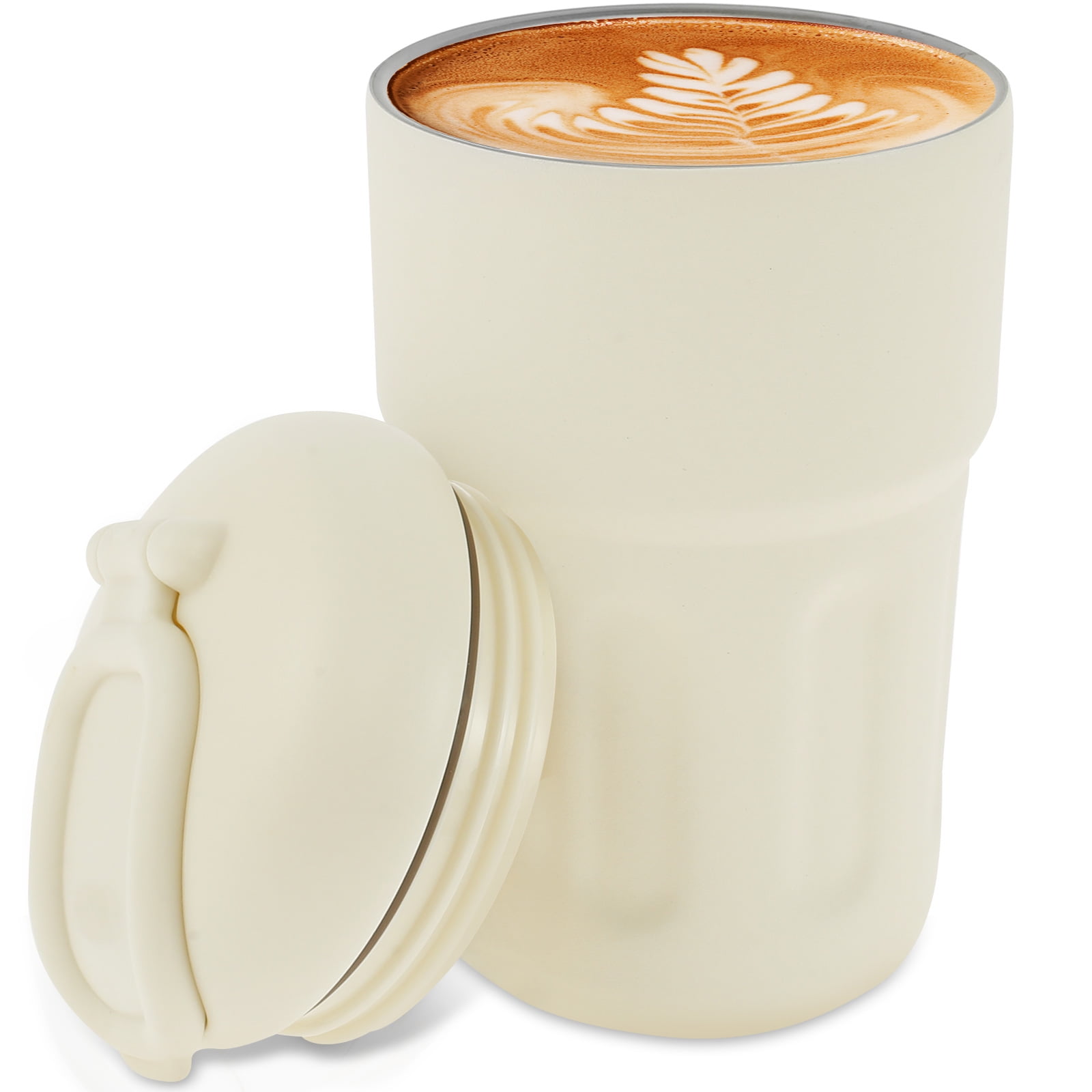 Gorware 400ml Insulated Coffee Mug Vacuum Stainless Steel Coffee Tumbler LeakProof Travel