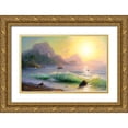 thumbnail image 1 of Goryachev, Alexander 18x13 Gold Ornate Wood Framed with Double Matting Museum Art Print Titled - Morning. Sudak, 1 of 4